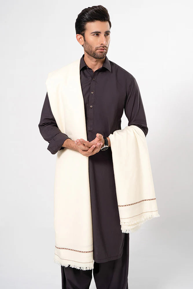 WHITE SHAWAL