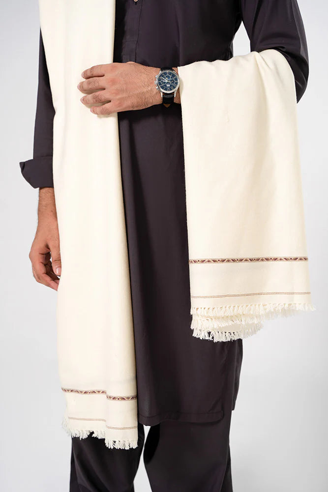 WHITE SHAWAL