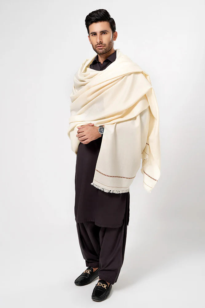 WHITE SHAWAL